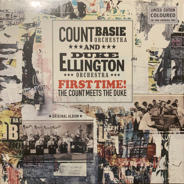 BASIE, COUNT & DUKE ELLINGTON - FIRST TIME! COUNT MEETS THE DUKE - LP