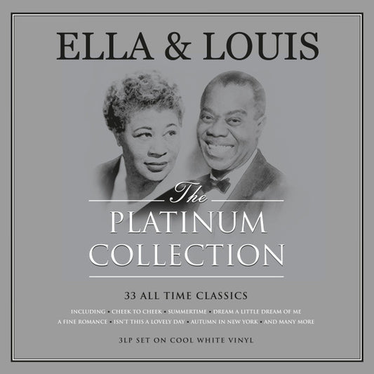 FITZGERALD, ELLA & LOUIS ARMSTRONG - PLATINUM: 3LP WHITE - LP