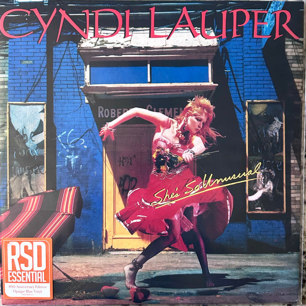 LAUPER, CYNDI - SHE'S SO UNUSUAL : BLUE VINYL - LP