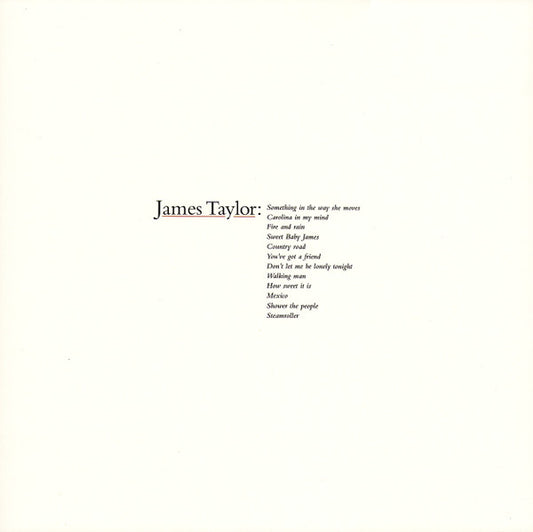 TAYLOR, JAMES - GREATEST HITS : REMASTERED - LP