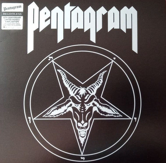 PENTAGRAM - RELENTLESS: 40TH ANNIVERSARY MARBLE - LP