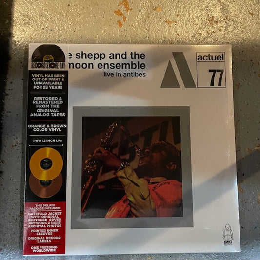SHEPP, ARCHIE & THE FULL MOON ENSEMBLE - LIVE AT ANTIBES: ORANGE & BROWN 2LP SET - LP