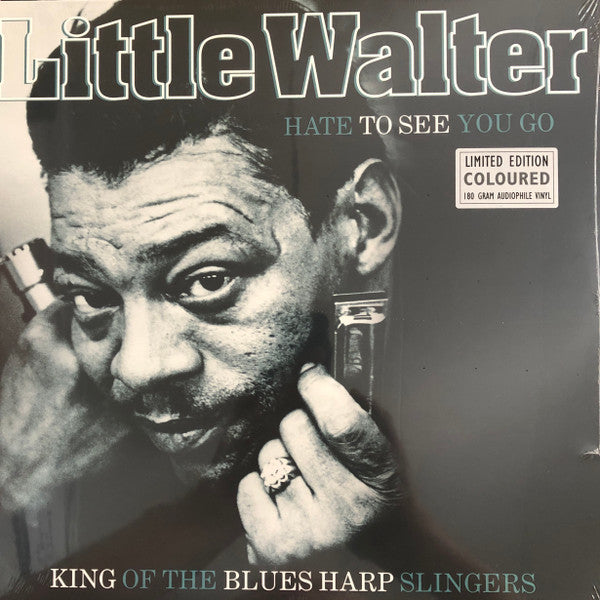 LITTLE WALTER - HATE TO SEE YOU GO : CLEAR & TURQUOISE - LP