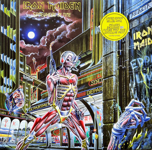 IRON MAIDEN - SOMEWHERE IN TIME : YELLOW VINYL (2024) - LP
