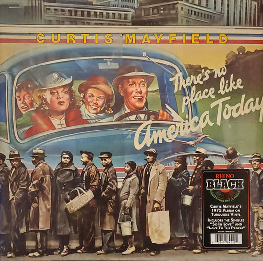 MAYFIELD, CURTIS - THERE'S NO PLACE LIKE AMERICA: BLUE - LP