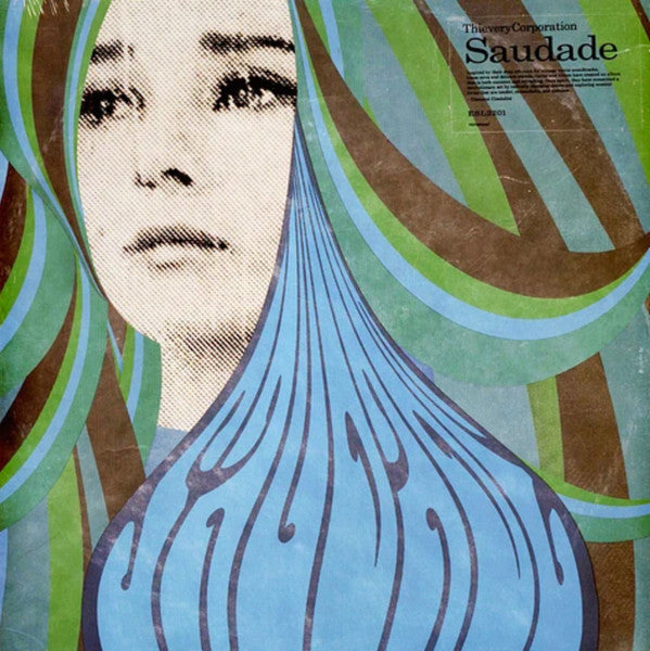 THIEVERY CORPORATION - SAUDADE : TRANSLUCENT LIGHT BLUE VINYL - LP