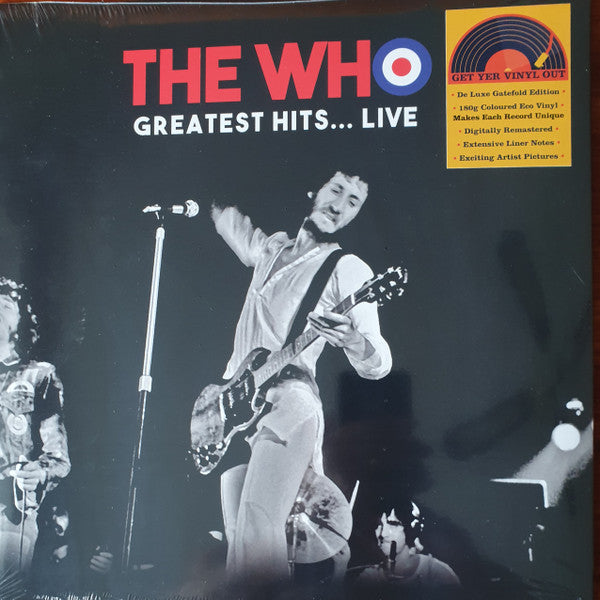 WHO - GREATEST HITS LIVE : GATEFOLD - LP