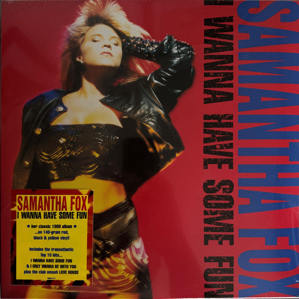 FOX, SAMANTHA - I WANNA HAVE SOME FUN : RED + SPLATTER - LP
