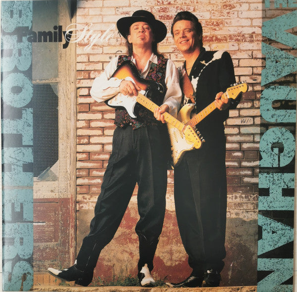 VAUGHAN BROTHERS - FAMILY STYLE : TRANSLUCENT BLUE VINYL - LP