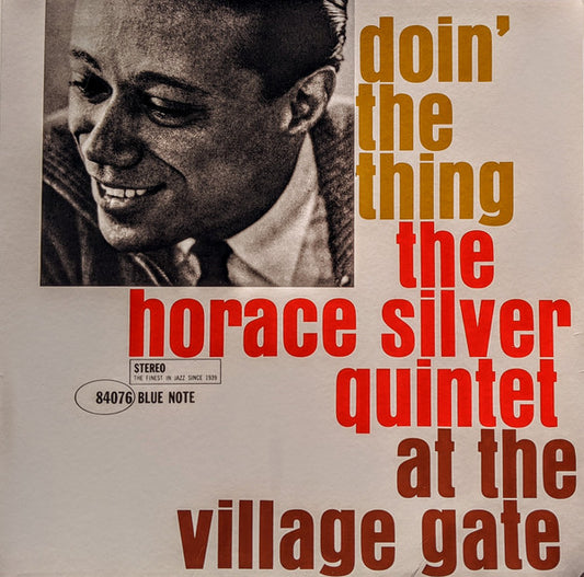 SILVER, HORACE - DOIN' THE THING : AT THE VILLAGE GATE - LP