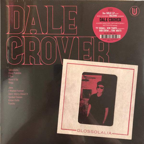 CROVER, DALE - GLOSSOLALIA :  HOT PINK VINYL - LP
