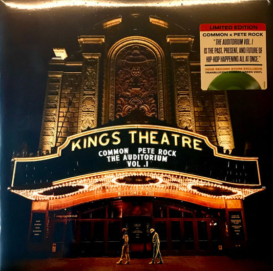 COMMON & PETE ROCK - AUDITORIUM 1: 2LP FOREST GREEN - LP