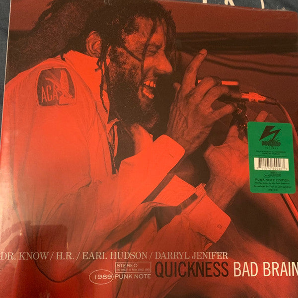 BAD BRAINS - QUICKNESS : PUNK NOTE EDITION - LP