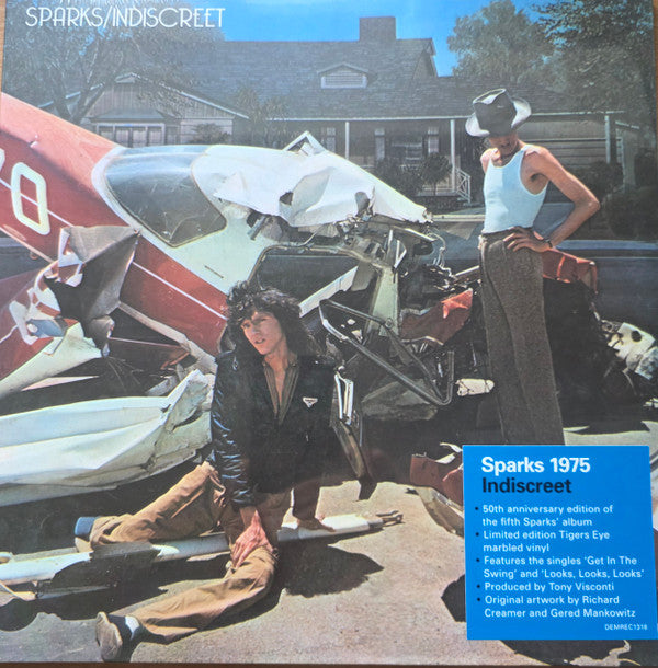 SPARKS - INDISCREET : TIGER'S EYE MARBLED VINYL - LP