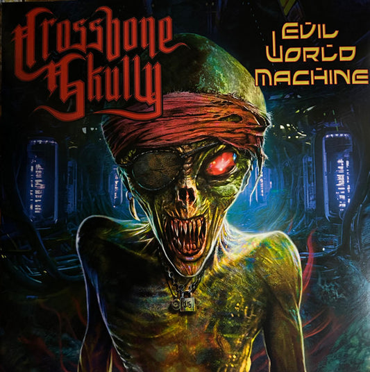 CROSSBONE SKULLY - EVIL WORLD MACHINE : BLACK SMOKE VINYL - LP