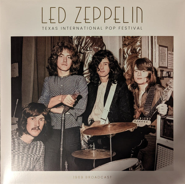 LED ZEPPELIN - TEXAS INTERNATIONAL POP FESTIVAL: 2LP SP - LP