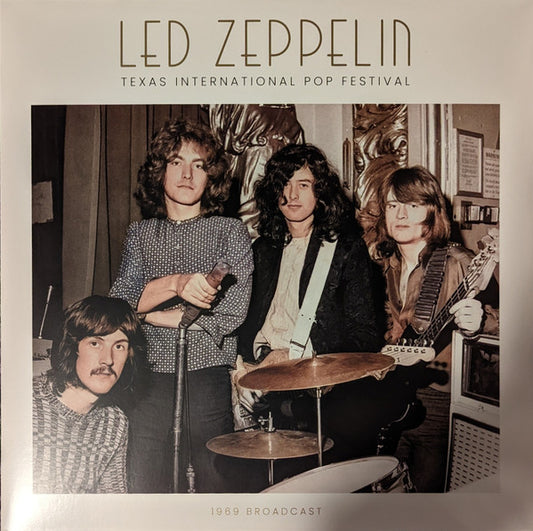 LED ZEPPELIN - TEXAS INTERNATIONAL POP FESTIVAL: 2LP SP - LP