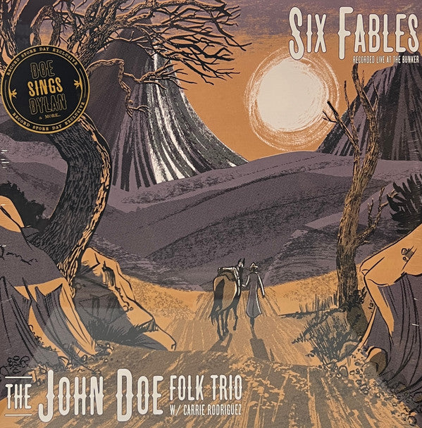 DOE, JOHN - SIX FABLES RECORDED LIVE AT THE BUNKER - LP