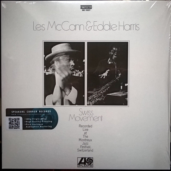 MCCANN, LES & EDDIE HARRIS - SWISS MOVEMENT : SPEAKERS CORNER - LP