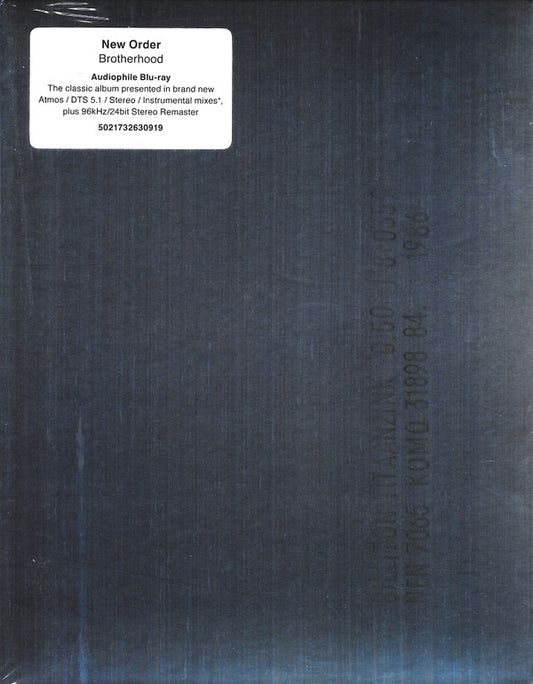 NEW ORDER - BROTHERHOOD : DOLBY ATMOS + 5.1 MIXES - BR