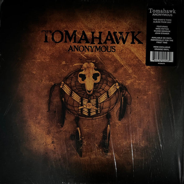 TOMAHAWK - ANONYMOUS : 2023 REISSUE (ORANGE VINYL) - LP