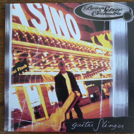 SETZER, BRIAN / ORCHESTRA - GUITAR SLINGER : SILVER MELT VINYL - LP