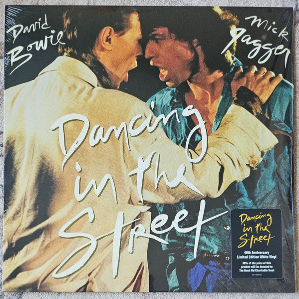 BOWIE, DAVID & MICK JAGGER - DANCING IN THE STREET : WHITE VINYL - LP