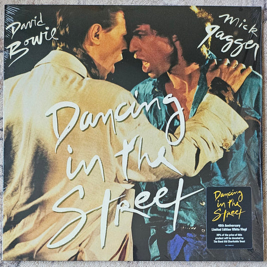 BOWIE, DAVID & MICK JAGGER - DANCING IN THE STREET : WHITE VINYL - LP