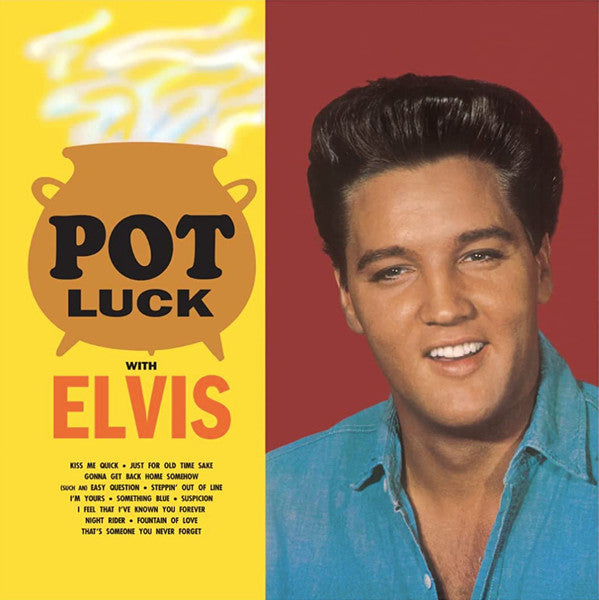 PRESLEY, ELVIS - POT LUCK : LIMITED RED VINYL - LP