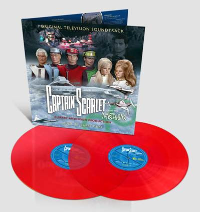 CAPTAIN SCARLET & THE MYSTERONS - SOUNDTRACK : 2LP RED VINYL - LP