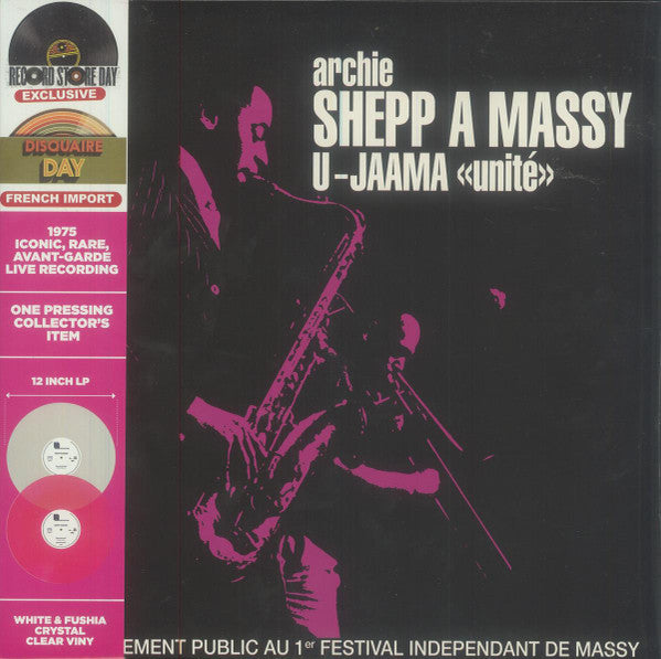 SHEPP, ARCHIE - A MASSY U-JAAMA ("UNITE"): PINK/WHITE - LP