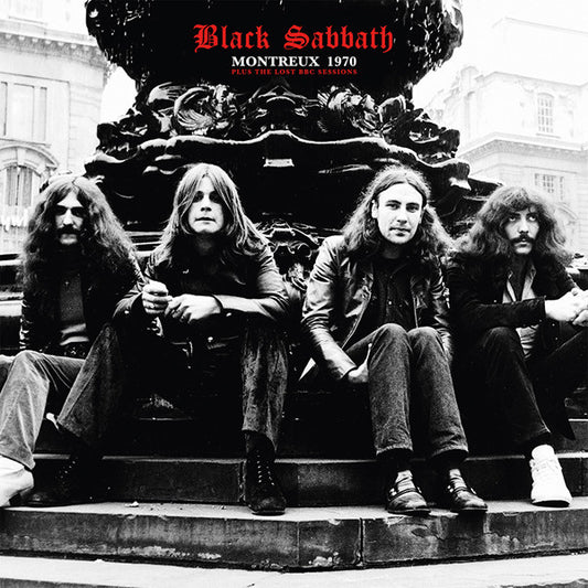BLACK SABBATH - MONTREUX 1970 : 2LP CLEAR/RED SPLATTER - LP