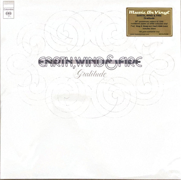 EARTH WIND & FIRE - GRATITUDE : WHITE 2LP SET (180-GRAM) - LP