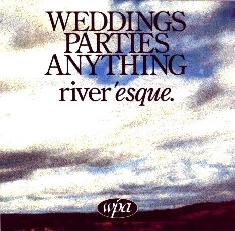 WEDDINGS PARTIES ANYTHING - RIVER'ESQUE - CD