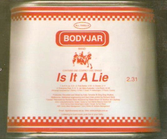 BODYJAR - IS IT A LIE - CD5