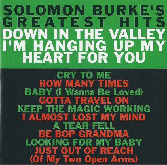BURKE, SOLOMON - SOLOMON BURKE'S GREATEST HITS - CD