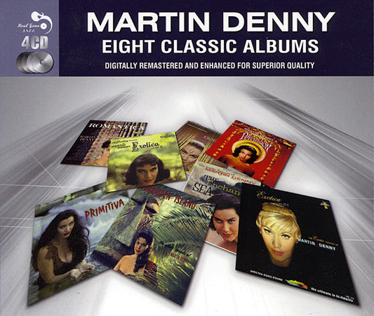 DENNY, MARTIN - 8 CLASSIC ALBUMS : 4CD SET - CD