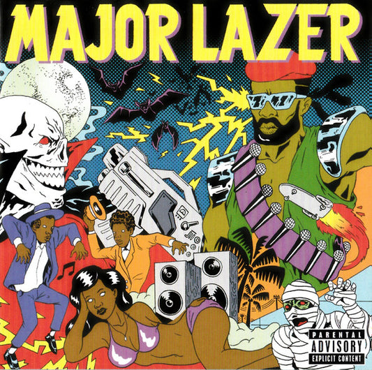 MAJOR LAZER - GUNS DON'T KILL PEOPLE ... LAZERS DO - CD
