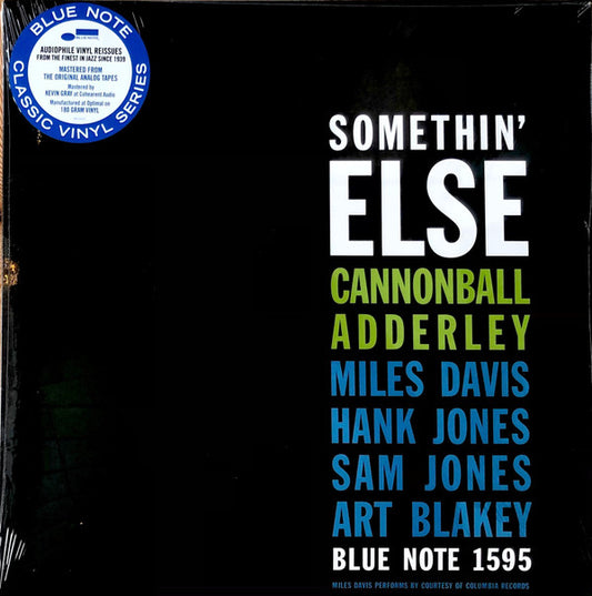ADDERLEY, CANNONBALL - SOMETHIN' ELSE : BLUE NOTE CLASSIC VINYL - LP