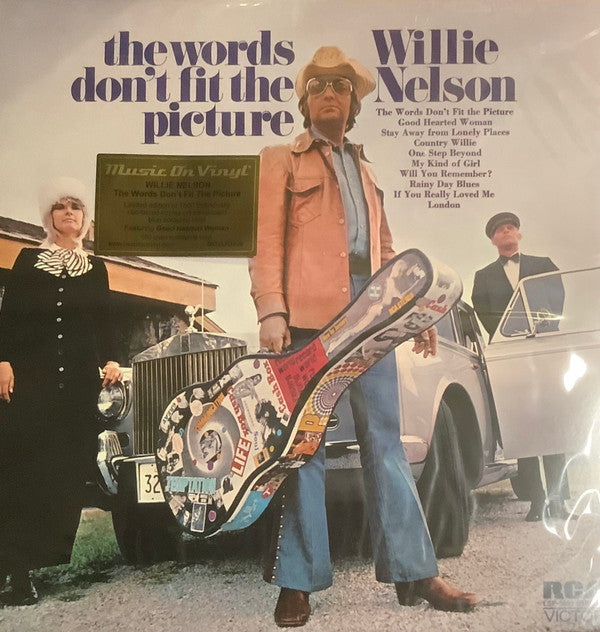 NELSON, WILLIE - WORDS DON'T FIT THE PICTURE : BLUE VINYL - LP