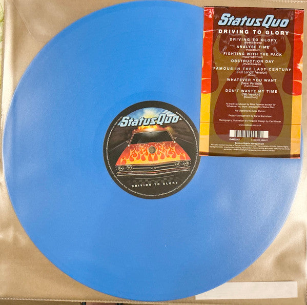 STATUS QUO - DRIVING TO GLORY: BLUE ETCHED - 12