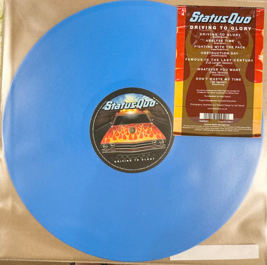 STATUS QUO - DRIVING TO GLORY: BLUE ETCHED - 12