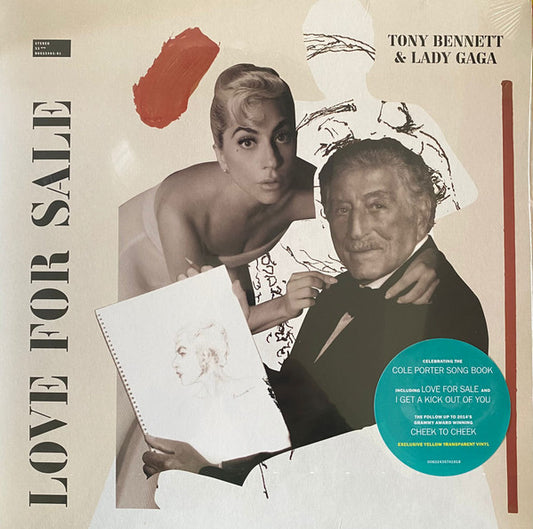 LADY GAGA / TONY BENNETT - LOVE FOR SALE: YELLOW VINYL - LP