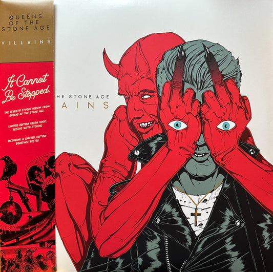 QUEENS OF THE STONE AGE - VILLAINS : 2LP GREEN VINYL - LP