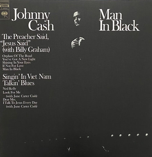 CASH, JOHNNY - MAN IN BLACK : CRYSTAL CLEAR 180-GRAM - LP