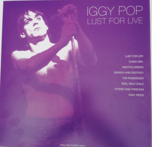 POP, IGGY - LUST FOR LIVE : WHITE VINYL - LP