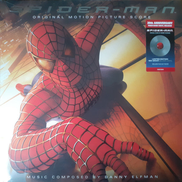 SPIDER-MAN (2002) - SOUNDTRACK : SILVER VINYL (180-GRAM) - LP
