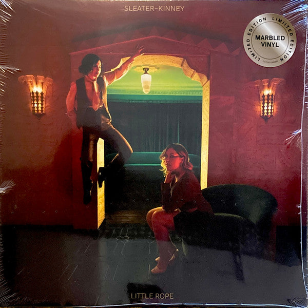 SLEATER-KINNEY - LITTLE ROPE : BROWN/BLACK MARBLED VINYL - LP