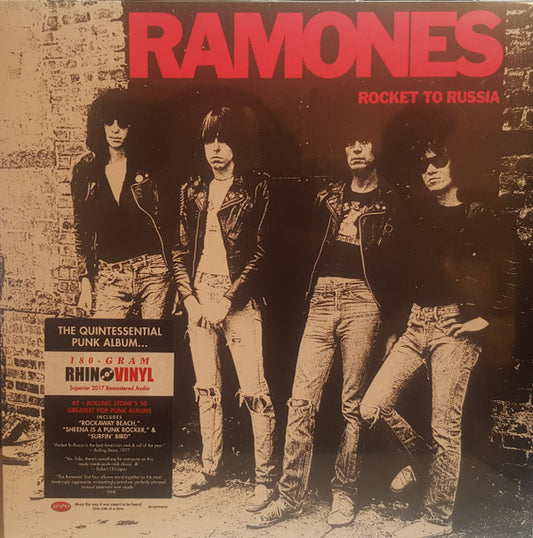 RAMONES - ROCKET TO RUSSIA : REMASTERED - LP