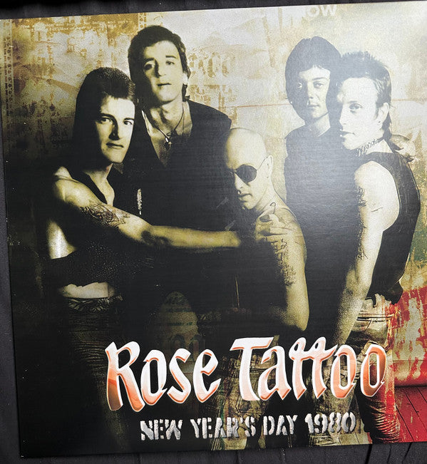 ROSE TATTOO - NEW YEAR'S DAY 1980 : RED MARBLE VINYL - LP